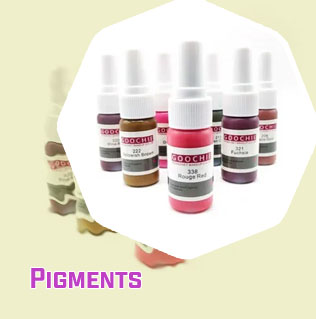 Cosmetic tattoo pigments
