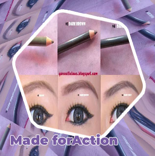 Eyebrow pencil color for black hair