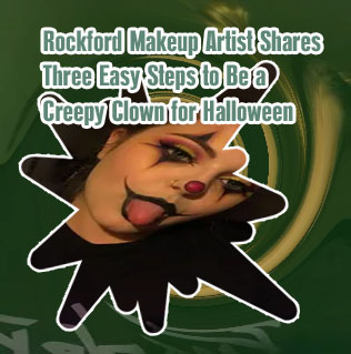 Scary clown makeup